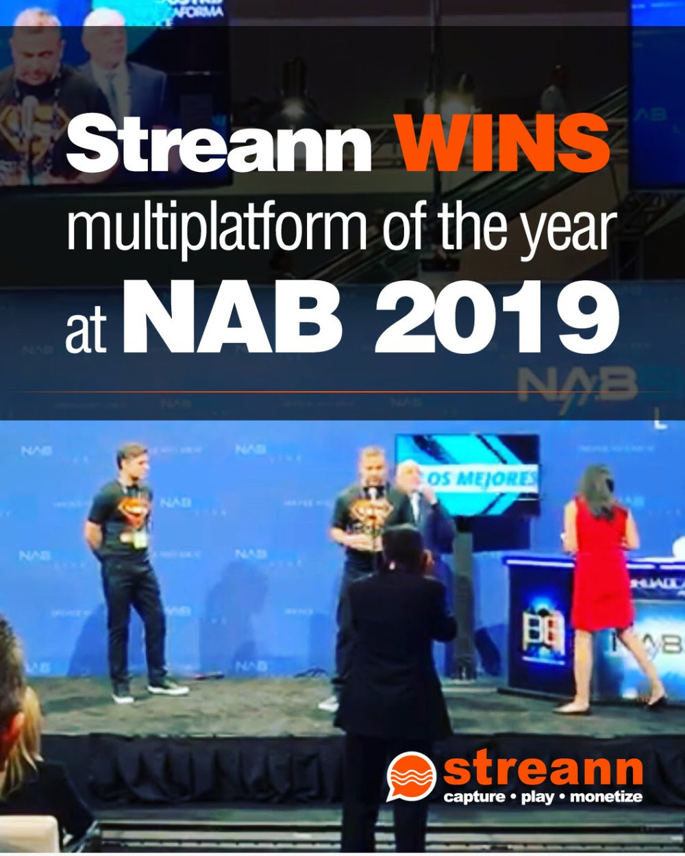 Streann Wins Two (2) Awards at NAB 2019!